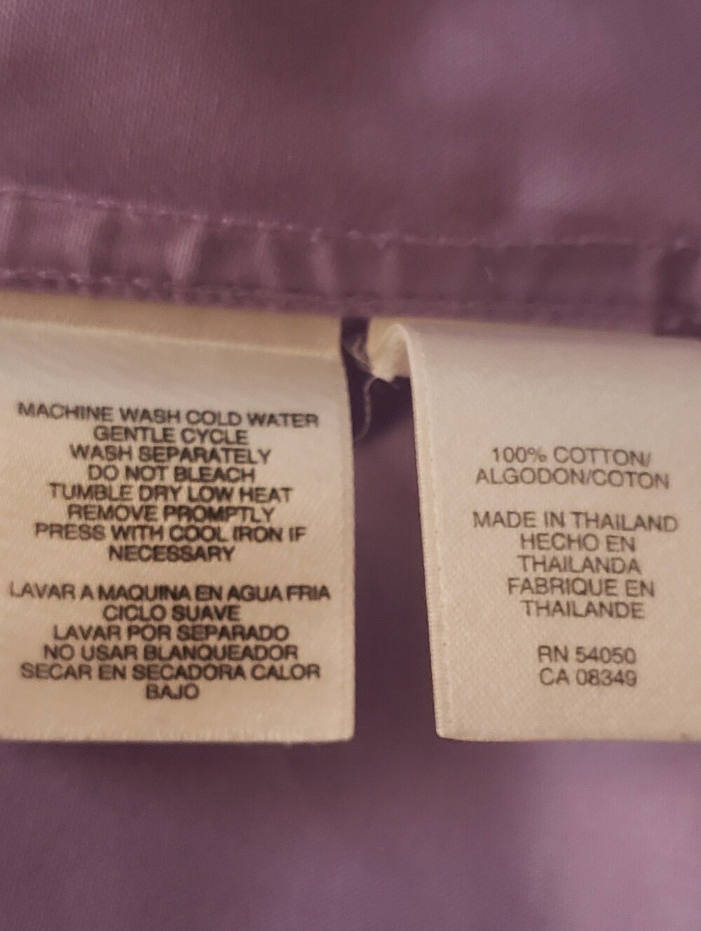 Jones New York, Collection Platinum Woman Sleeveless Lavender Blouse, 22W - Picture 8 of 10